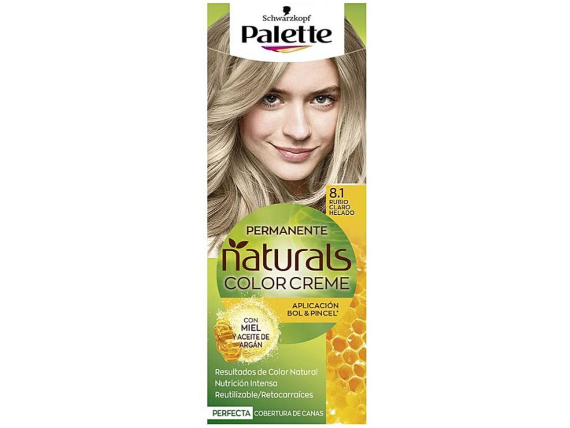 Tinte Permanente Palette Natural Schwarzkopf 8.1 - rubio claro helado
