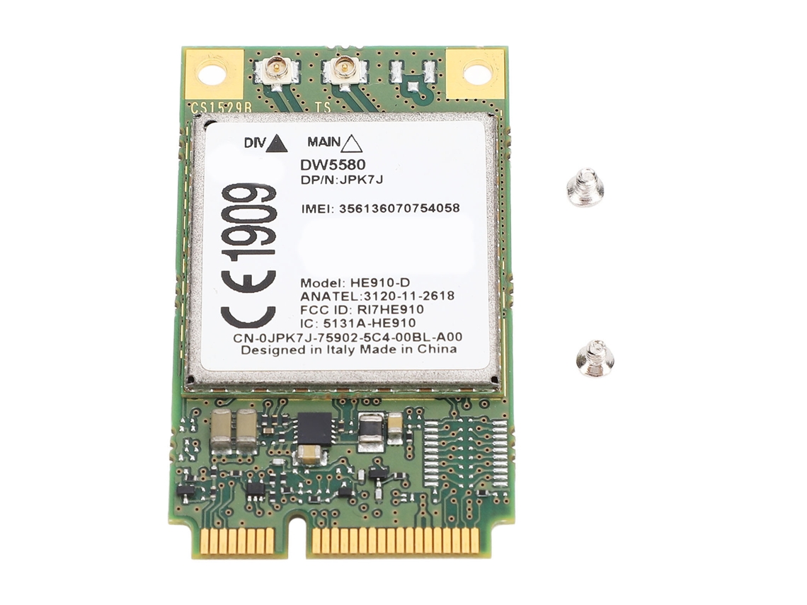 Módulo De Tarjeta De Red 3g Mini Pcie Dw5580 He910 D Con Hspa Umts Para Pda Pos Y Logística