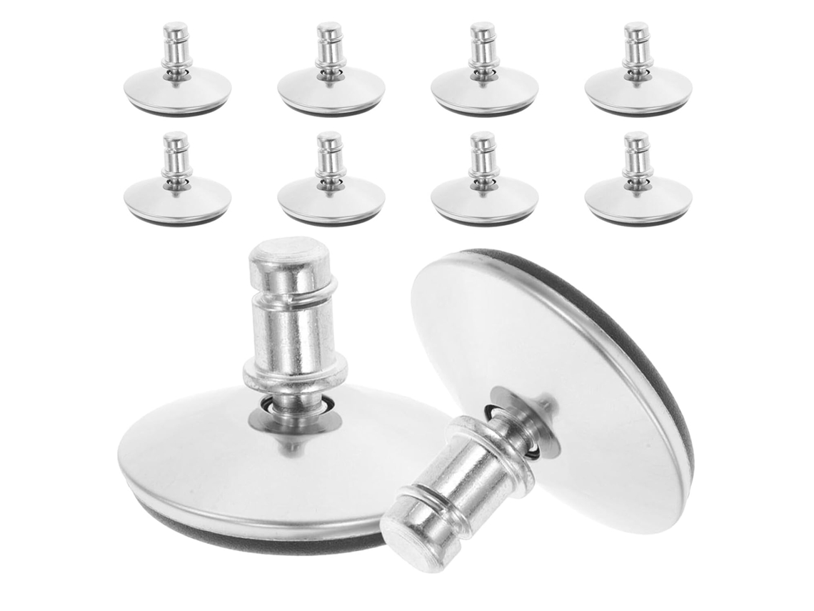 Juego de 10 ruedas de 50 mm para sillas de oficina con reposapiés antideslizante,... CHABERLU