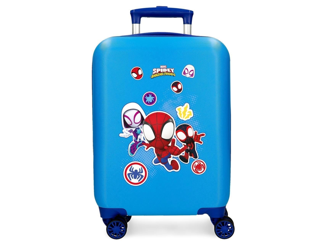 Marvel Maleta De Cabina Abs Rígida Go Webs Go Spidey Azul