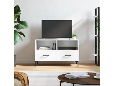 Mueble De Tv VIDAXL Blanco Madera contrachapada (80x36x50 cm )