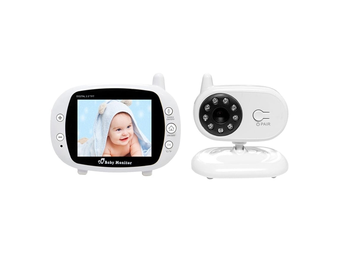 Monitor de bebé inalámbrico Yunzii con pantalla de 3,5 pulgadas e intercomunicador de voz bidireccional