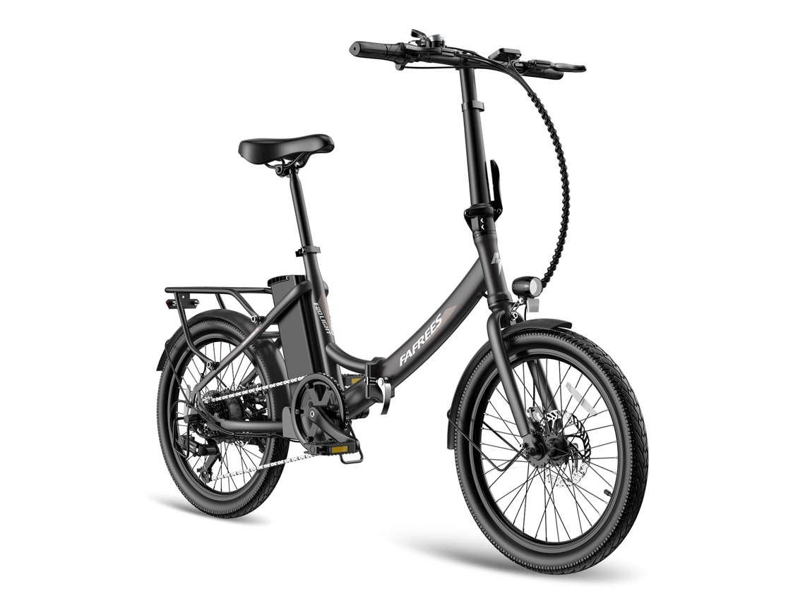 Bicicleta eléctrica urbana ligera Fafrees F20 con neumáticos de 20", motor de 250 W y batería de 36 VE y 14,5 Ah.