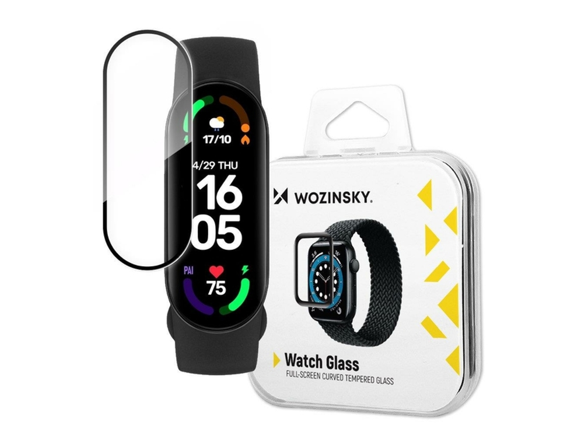 Protector de reloj híbrido para Xiaomi Mi Band 6 - negro WOZINSKY