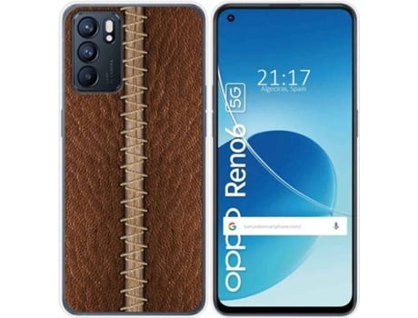 Carcasa Oppo Reno 6 5G TUMUNDOSMARTPHONE Cuero 01