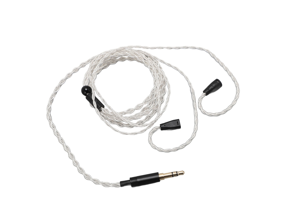 Cable De Auriculares De Cobre Plateado De 3,5 Mm Mejorado Para Ie80, Ie8i, Ie80i, Ie8 Y Ie80s.