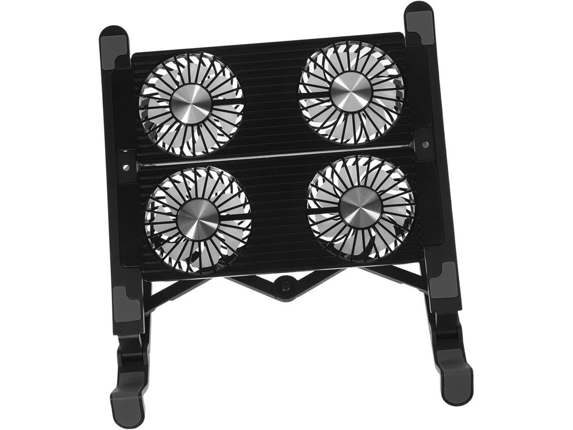 Soporte Plegable Para Portátil Con Ventilador De Refrigeración Usb Ligero - Plástico