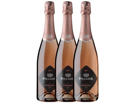 Espumante FOLLADOR Follador Spumante Cuvée Rosé Brut Italia Joven (0.75 L - 3 unidades)