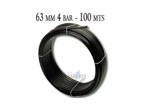 Tuberia Polietileno Agricola 63 Mm 4 Bar 100M Negro SUINGA