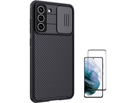 Funda + Protector de Pantalla Samsung S21 FE Nillkin Camshield Negro