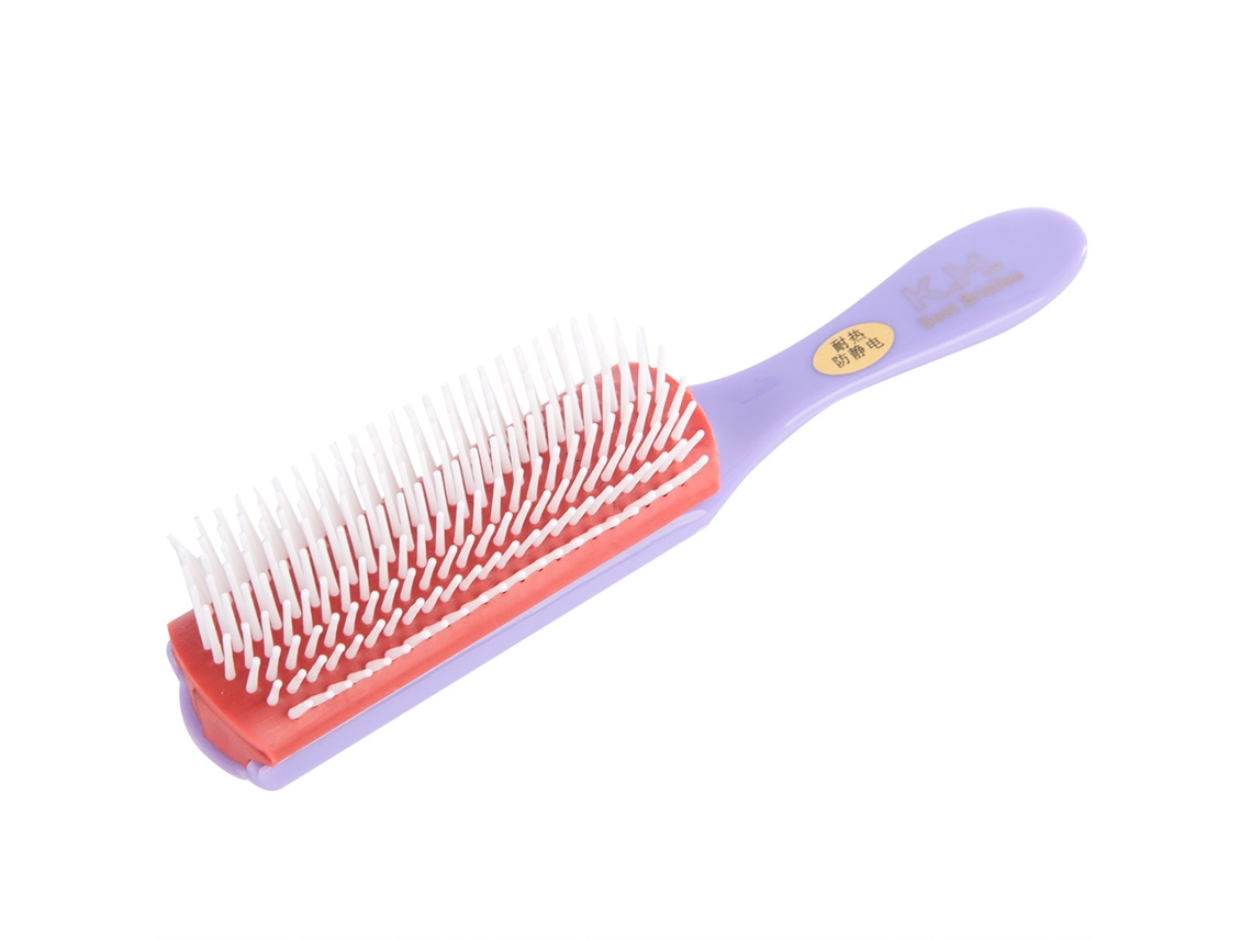 Peine Antiestático De Pelo Suave Y Rizo Para Salón De Masaje Herramienta De Peluquería (morado)
