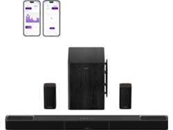 Barra De Sonido ULTIMEA Skywave X60, Sistema De Sonido Envolvente Inalámbrico 7.1.4, Barra De Sonido Para Tv, Dolby Atmos, Subwoofer Inalámbrico De 8"