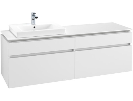 Módulo de lavabo Villeroy &amp Boch Legato B673 1600x550x500mm lavabo a la izquierda