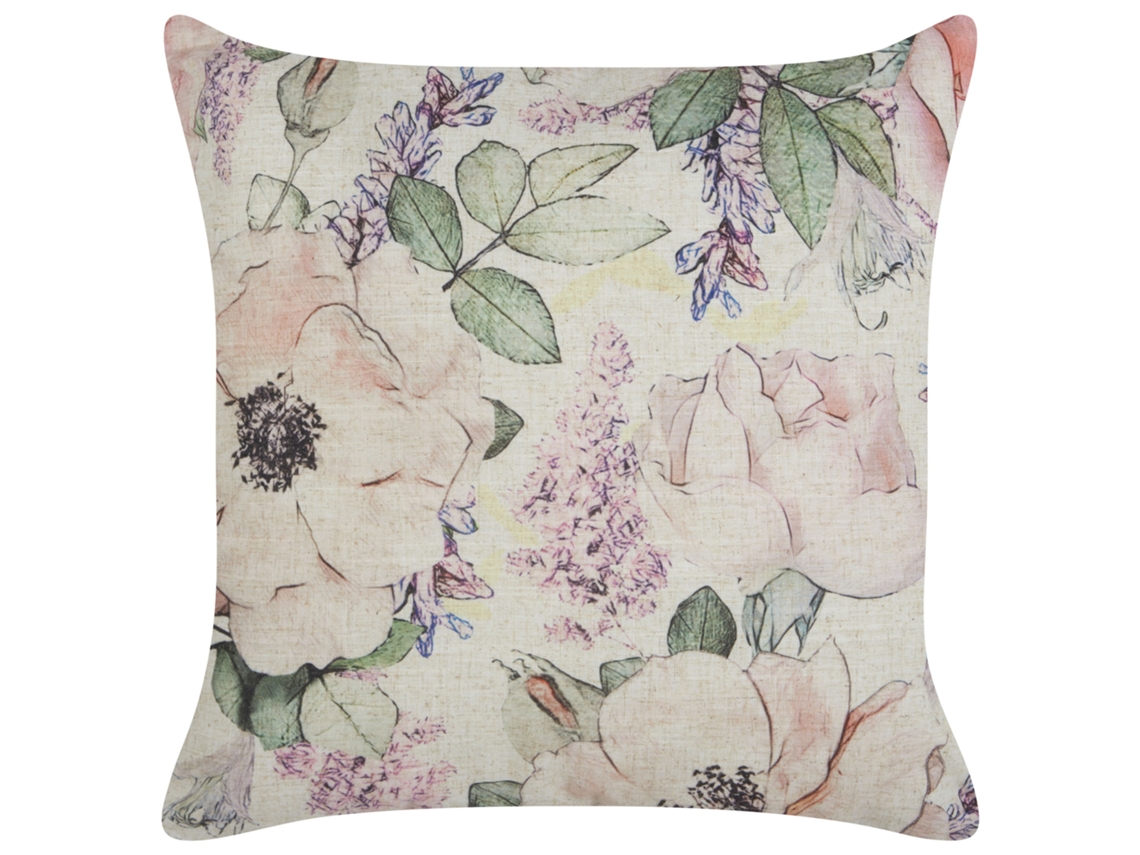 Cojín decorativo BELIANI Zahriye de Poliéster Violeta 45x45x12
