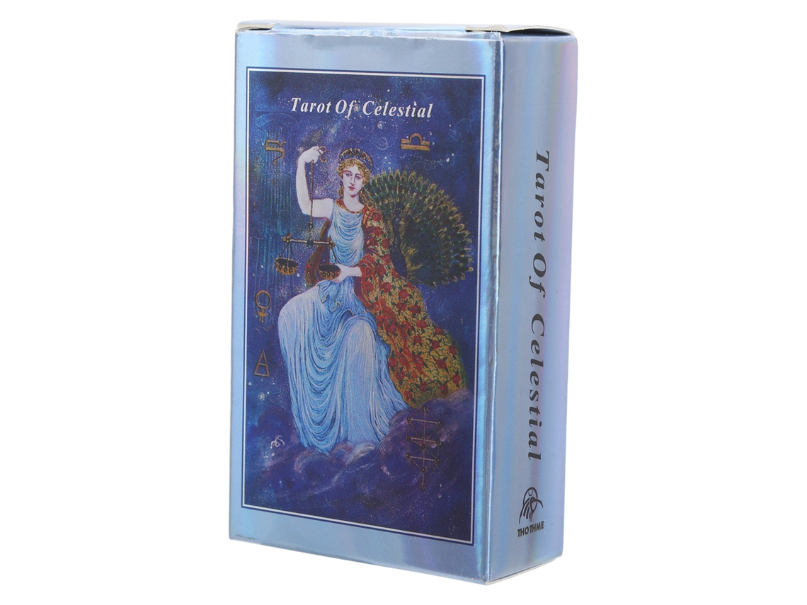 Ats-mazo De Tarot De Papel Holográfico En Inglés Juego De Mesa Interactivo Familiar
