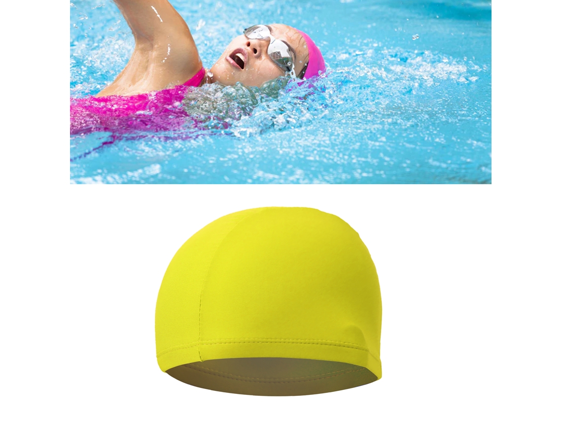 Gorro de natación unisex de poliéster de alta elasticidad