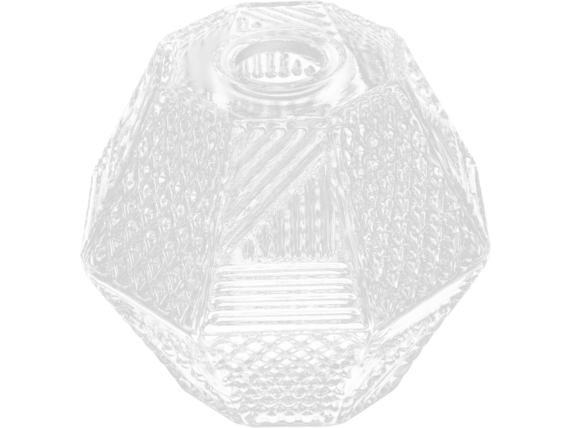 Lámpara De Techo De Cristal Transparente Para Dormitorio O Baño.