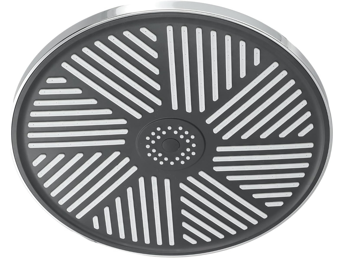 Cabezal De Ducha De Lluvia Extragrande De 25,4 Cm Con Conector,
