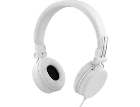 Auriculares con Cable STREETZ Hl-W203 (On Ear - Micrófono - Blanco)