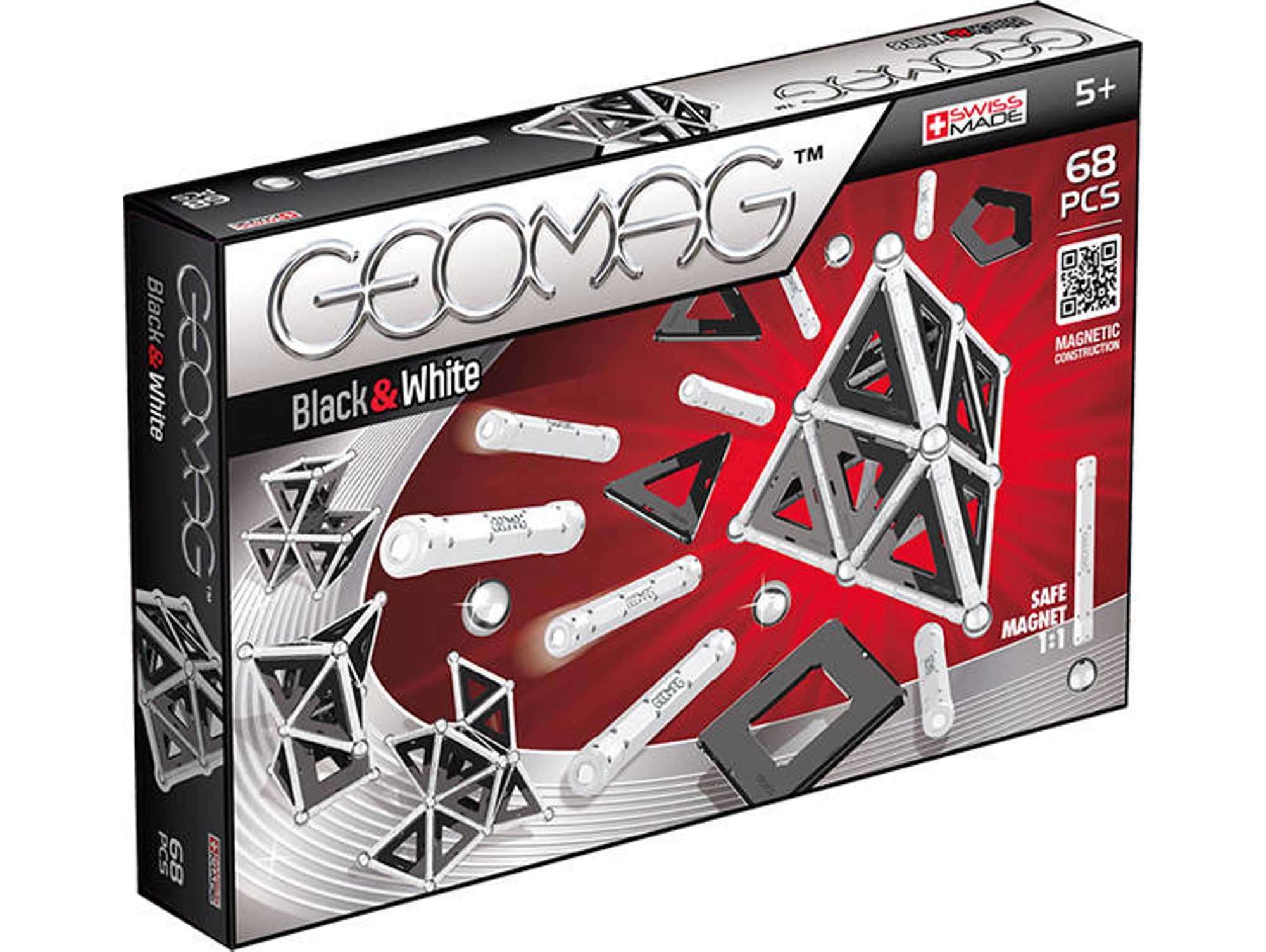 Juego de Imánes Neodímio GEOMAG Panels (Edad Mínima: 5 - 68 Piezas)