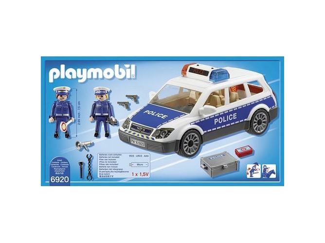 coche de policia playmobil