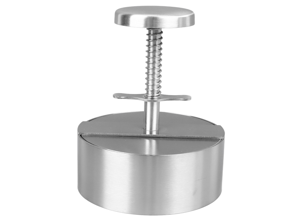 Prensa Para Hamburguesas De Acero Inoxidable 304 De 10 Cm, Fácil De Limpiar Y Multifuncional.