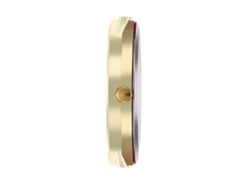 Reloj De Pulsera Analógico De Acero Y Cuero Para Hombre Y Mujer T79-a Rojo
