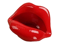 Pipa De Cerámica Creativa, Estilo Labios, Decorativa, Moda Para El Hogar, Rojo Claro