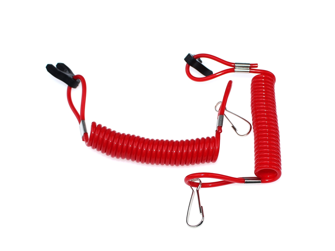 823054q 823054 Cable de seguridad para interruptor de parada de emergencia para motores fueraborda Mercury y Mariner de 2,5, 3,3 y 4,5 HP, modelos Lahdek de 4, 5 y 6 HP