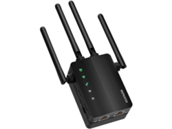 Extensor de Wifi Amplificador de Wifi Cobertura de hasta 12,880 pies cuadrados y 105 dispositivos Amplificador de Wifi potente de 1200 Mbps para montaje en pared Banda USHION