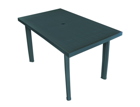MAISON EXCLUSIVE Mesa de jardín 126x76x72 cm plástico verde