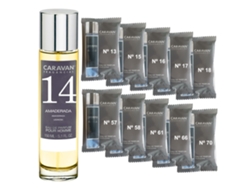 Perfume masculino Caravan Nº14 150 ml Set de 10 frascos de fragancia
