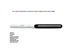 Arcos m/polip.373624-ca cuchillo mesa blanco inox 100mm.