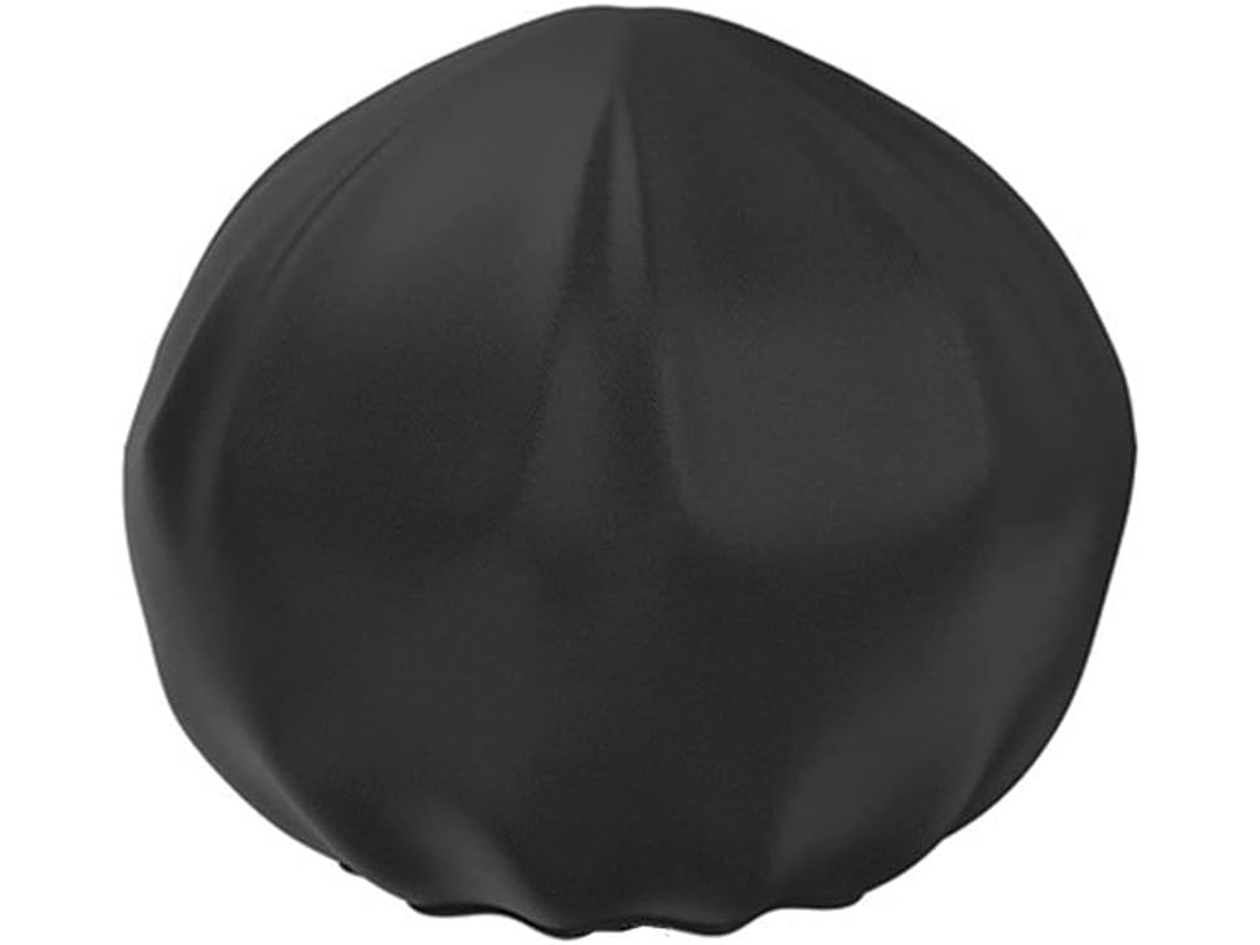 1 Funda Redonda Impermeable Para Barbacoa De 50 X 45 Cm (negra)