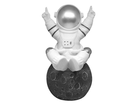 Altavoz Bluetooth portátil Sonido de alta definición Altavoz inalámbrico de astronauta Plata BISBISOUS