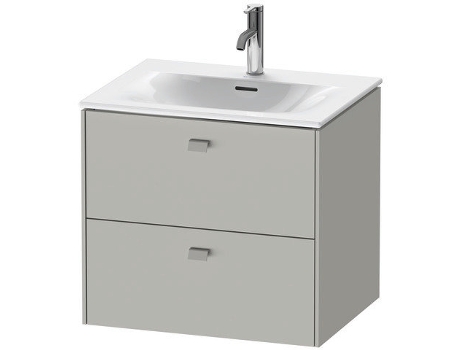 Mueble DURAVIT Brioso bajo lavabo montado en la pared 62,0 x 47,9 cm 2 cajones incl. recorte de sifón y delantal para lavabo Viu 234463