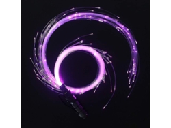 Tabla De Baile Con Fibra Óptica Led Superbrillante, 40 Efectos De Color, Giros De 360 Grados, Juguete Pixel Rave.