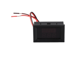 Voltímetro Digital Para Baterías De Vehículos Eléctricos De 12v-72v (batería De Litio, Color Rojo)