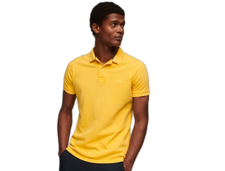 Polo de Hombre SUPERDRY Destroyed Amarillo (3XL)