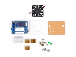 Módulo Convertidor De Energía Dc Dc Ajustable Buck 5.5-30v A 0.5-30v Con Lcd Y Ventilador
