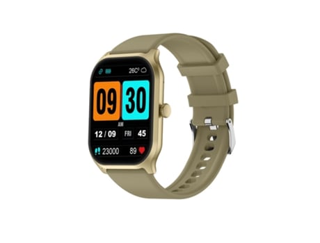 Smartwatch, pantalla grande de alta definición de 2,01 pulgadas, batería de larga duración de 14 días, dorado CHRONUS