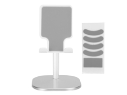 Soporte (universal Para Teléfonos Y Tablets, Colocación En Escritorio) Soporte Universal Para Teléfonos Y Tablets De Escritorio Lazy Blanco