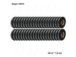 (negro 40 Unidades)50 Metros En Rollo No Tejido De Doble Cara Interlineado Fusible Bolsa De Planchado De Ropa Cinta Lateral Pantalones Cortos