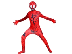 Kkpm-traje De Personaje De Película Rojo Mono Para Niños Disfraz De Cosplay Halloween Rol Play