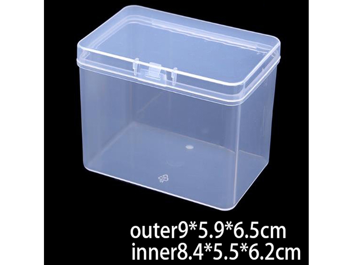 Caja de embalaje de 95,96,5 cm, caja de plástico transparente para guardar chips