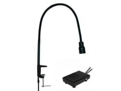 Lâmpada Uv Led De Mesa Com Pescoço Flexível E Pedal Para Cura De Cola Uñas E Cílios Portátil 5w Plug Us