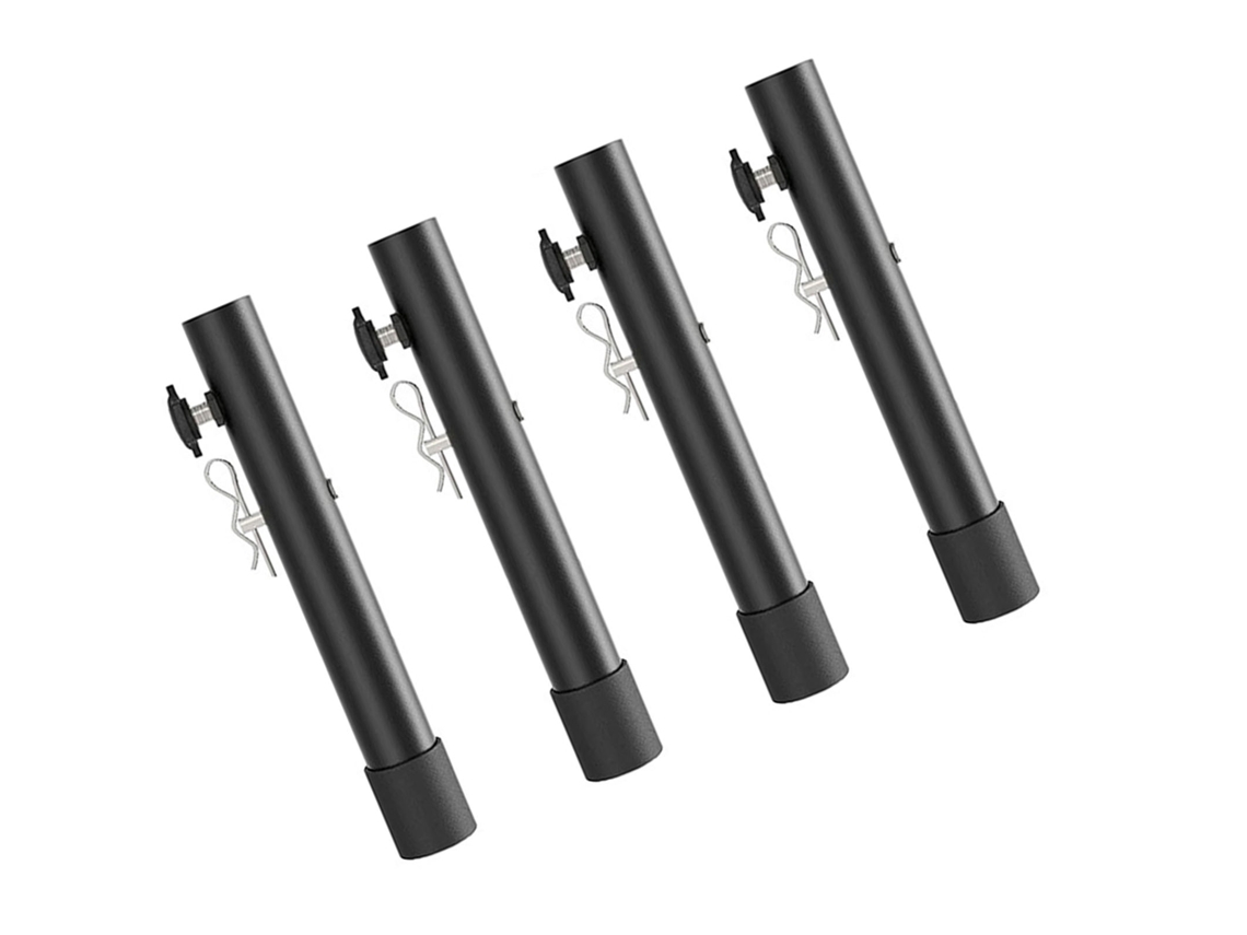 Extensores de patas para mesas plegables (acero inoxidable, altura ajustable)