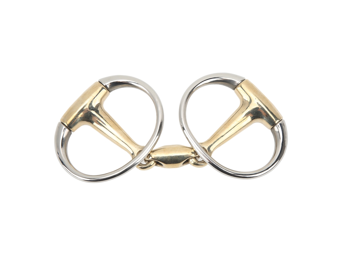 Anillo De Filete Para Caballos, Gratis Para Caballos, Acero Inoxidable Y Cobre, 135 Mm, Regalo Práctico