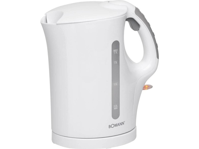Bomann Wk 5011 hervidor de agua 17 litros 2200 con apagado alcanzar la sin cable para facilitar uso filtro cal color blanco capacidad 1.7l 2000w 2200w