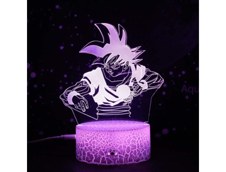 Bola naga 7 warna lampu malam led anime super saiyan son goku vegeta 3d mini lampu meja sentuh malam mainan untuk anak-anak hadiah natal